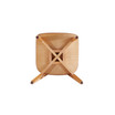 Versailles 2-Piece Round Ash Wood and Natural Cane Dining Chair