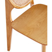 Versailles 2-Piece Round Ash Wood and Natural Cane Dining Chair