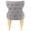 Allia Tufted Wingback Side Chair 2 Piece Set