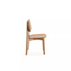 Versailles 2-Piece Square Ash Wood and Natural Cane Dining Chair