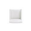 Anna 2 Piece Faux Leather Upholstered Square Dining Armchair Set
