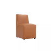 Anna 2 Piece Faux Leather Upholstered Square Dining Chair Set