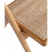 Lambinet 2-Piece Ash Wood and Natural Cane Folding Dining Chair