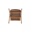 Lambinet 2-Piece Ash Wood and Natural Cane Folding Dining Chair