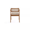 Lambinet 2-Piece Ash Wood and Natural Cane Folding Dining Chair