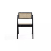Lambinet 2-Piece Ash Wood and Natural Cane Folding Dining Chair