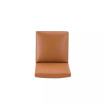 Anna 18.9" L Faux Leather Upholstered Square Dining Chair