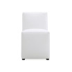 Anna 18.9" L Faux Leather Upholstered Square Dining Chair