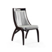 Danube 2-Piece Faux Leather Upholstered Beech Wood Dining Chair