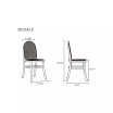 Paragon 2-Piece Ash Wood and Natural Cane Dining Chair