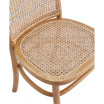 Paragon 2-Piece Ash Wood and Natural Cane Dining Chair