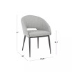 Renee Black Metal Chair