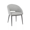 Renee Black Metal Chair