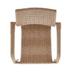 Genoa 2-Piece Steel and Rattan Patio Dining Armchair