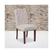 2 Pk Upholstered Rolled Back Parson'S Chair With Nailhead Trim & Finished Frame With Plastic Floor Glides