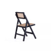 Pullman 4-Piece Ash Wood and Natural Cane Folding Dining Chair