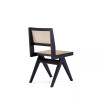 Hamlet 2-Piece Ash Wood and Natural Cane Rectangular Seat Dining Chair