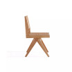 Hamlet 2-Piece Ash Wood and Natural Cane Rectangular Seat Dining Chair
