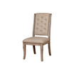 Aggate Rustic Upholstered Dining Chair (Set of 2)