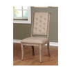 Aggate Rustic Upholstered Dining Chair (Set of 2)