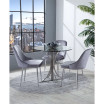 Marcel Dining Chair (Set of 2) - Chrome Finish