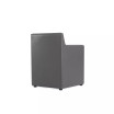 Anna 22.83" L Faux Leather Upholstered Square Dining Armchair