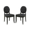 Button Dining Side Chair Set of 2