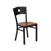 Circle Back Metal Restaurant Dining Chair