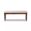 Giovanni Modern and Contemporary Fabric Upholstered Dining Bench