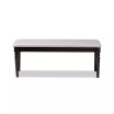 Giovanni Modern and Contemporary Fabric Upholstered Dining Bench