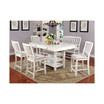 Sonora Antique White Pub Chair (Set of 2)