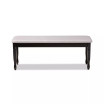 Corey Modern and Contemporary Fabric Upholstered Dining Bench