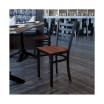 Ladder Back Metal Restaurant Dining Chair