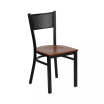 Grid Back Metal Restaurant Dining Chair