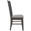 Dalila 2-Piece Asian Hardwood Ladder Back Side Chair Set