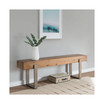 Maeve Rustic Industrial Bench