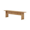 NoMad 67.91" Medium Density Fiberboard 2-Person Dining Bench