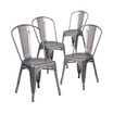 4 Pack Metal Indoor Stackable Chair