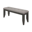 Dalila 19" Asian Hardwood Padded Cushion Bench