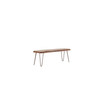 Grandby Acacia Wood Dining Bench in Walnut Finish - 54" x 18" x 18"