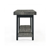 Pomona Metal and Reclaimed Wood Bench