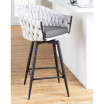 Braided Matisse Contemporary Counter Stool, Set of 2