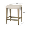 Esme Sofa Table Furniture, 3-Pc. Set (Table & 2 Stools)