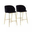 Fran Contemporary Counter Stool, Set of 2
