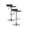 Favorite Finds Black Adjustable Swivel Barstool-Set of 2