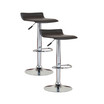 Favorite Finds Black Adjustable Swivel Barstool-Set of 2