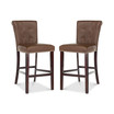 Oston Faux Leather Bar Stool (Set Of 2)