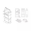 Frisko Hickory Multi-Storage Wine Cabinet