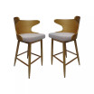 Karlin Mid Century Modern Barstools (Set of 2)