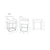 Ambassador Counter Stool, Set of 2